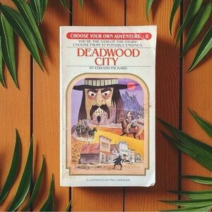 Vintage 1980 Choose Your Own Adventure #8: Deadwood City by Edward Packard